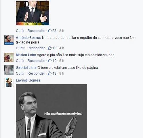 Machistas atacam página da presidente do PSTU em Salvador, Renata Mallet