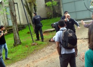 Polícia invade escola do MST, atira e prende militantes