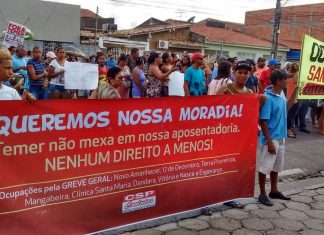 Em Aracaju (SE), 15M tem mobilização de petroleiros, operários e do movimento popular
