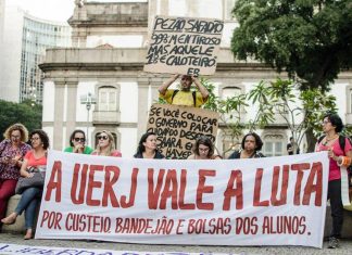 RJ: Servidores e estudantes fazem dia de mobilização contra ataques de Temer e Pezão