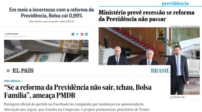 Reforma da Previdência: terrorismo do mercado como chantagem