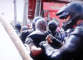 Quatro militantes do Quilombo Urbano são presos durante manifestação em São Luís