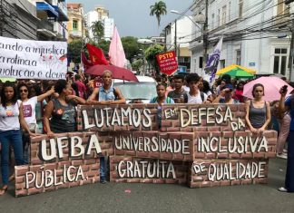 Na Bahia, derrotar os ataques à educação de Bolsonaro (PSL) e Rui Costa (PT)