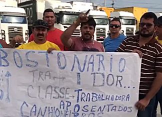 Indignação contra Bolsonaro cresce entre caminhoneiros