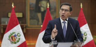 Peru! Nenhum apoio ou confiança em Vizcarra e suas medidas!
