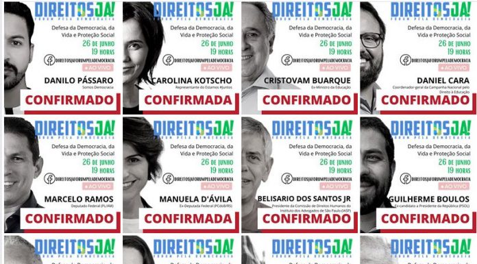 “Direitos Já”: Um nome enganoso para uma frente de unidade nacional com a burguesia contra os trabalhadores