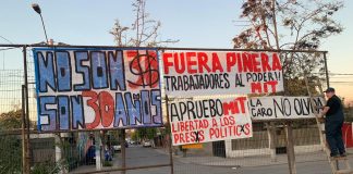 Chile | Aprovo! Para retomar as ruas por: Fora com Piñera, todos eles e suas trapaças!