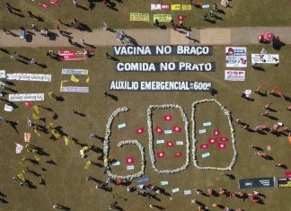 26M: Ato em Brasília esquenta os protestos do dia 29 por fora Bolsonaro